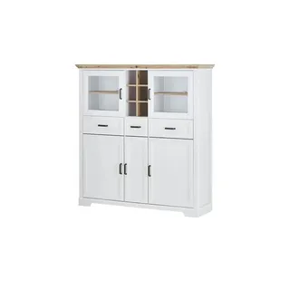Innostyle Highboard JASMIN, - weiß