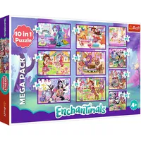 Trefl Puzzle - 10 in 1 - Enchantimals adventures / Mattel Enchantimals