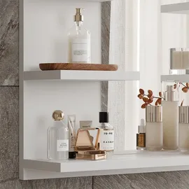 Vicco Spiegelschrank, Wilbur, mit Regalen,