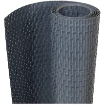 vidaXL Balkonverkleidung 100 x 90 cm Anthrazit Rattan
