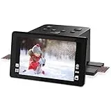Digitaler Film und Diascanner mit großem 5-Zoll-LCD-Display, Dia Scanner zum Digitalisieren Negativscanner, konvertiert 135, 126 KPK, 110 Negative und Super 8-Film in 22 MP JPEG