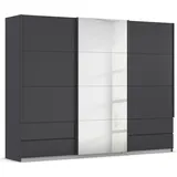 Rauch Schwebetürenschrank - grau metallic - 271 cm
