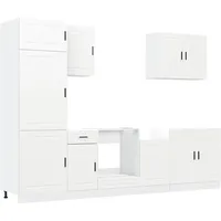 VidaXL Küchenschrank-Set Porto 7-tlg. Weiß