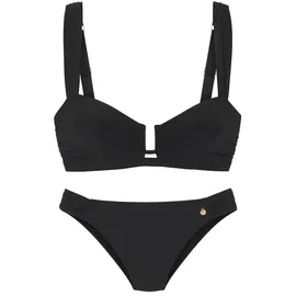LASCANA Bandeau-Bikini Damen Schwarz 38 Cup A/B