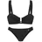 LASCANA Bandeau-Bikini Damen Schwarz 38 Cup A/B