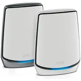 Netgear Orbi WiFi 6 Mesh WLAN System RBK852 (WiFi 6 Router + Satellit Repeater, TriBand Mesh AX6000, bis zu 350 m2 Abdeckung und bis 100 Geräte bis 6 GBit/s Speed, 8x GB LAN)