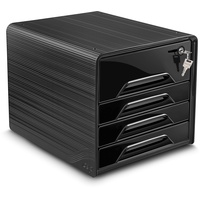 CEP Schubladenbox Smoove Secure schwarz