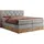 MKS Boxspringbett 160 x 200 cm H4 Hellgrau