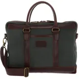 Buckle & Seam Canvas Business Briefcase Venture Grün/Blau (16"), Notebooktasche, Grün