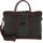 Buckle & Seam Canvas Business Briefcase Venture Grün/Blau (16"), Notebooktasche, Grün