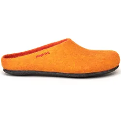 Magicfelt 709 Damen Wollfilz-Pantoffel, Orange