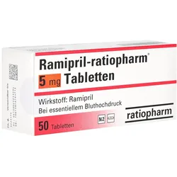 Ramipril-ratiopharm 5 mg Tabletten 50 St