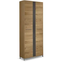 Voss Möbel Garderobenschrank Vedo Holz Braun Eiche