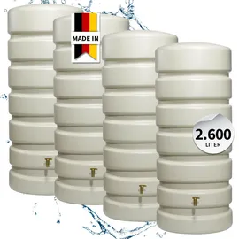 4rain Classic Wandtank 2600 l sandbeige