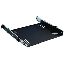 Adam Hall 87556 Ablage 19" 1 HE mit Auszugsschiene
