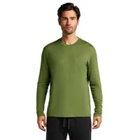Icebreaker Merino Tech Lite Iii Relaxed Pocket Langarm-t-shirt - Sphagnum - M