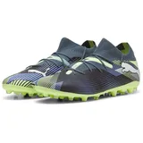 Puma Future 7 Match MG Fußballschuhe - Gray Skies White-Fizzy Apple 45
