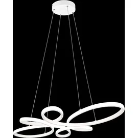 Trio Fly 1-flg. 83 cm geschwungen weiß matt