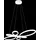 Trio Fly 1-flg. 83 cm geschwungen weiß matt