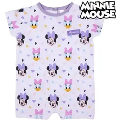 Kurzärmeliger Minnie Maus Strampler – Zuckersüßer Disney-Zauber für jeden Tag - 1 Monate