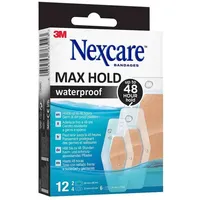 3M Nexcare Max Hold waterproof Pflasterstrips 3 Grö.