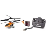 CARSON RC-Hubschrauber Nano Tyrann 230 Gyro IR 2CH RTF orange schwarz weiß (500507155)