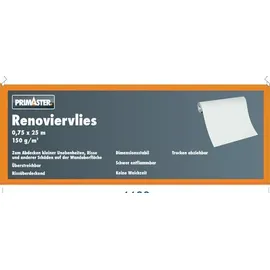 Primaster Malervlies Primaster Renoviervlies 25 x 0,75 m