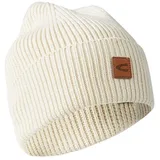 camel active Beanie aus einem Baumwoll-Kaschmir-Mix beige