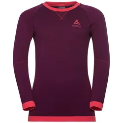 ODLO Kinder TOP Crew PERFORMAN, pickled beet - hibiscus, 140