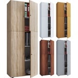 VCM my office Aktenschrank Lona, 913846 buche 4 Fachböden 70,2 x 39,0 x 183,0 cm