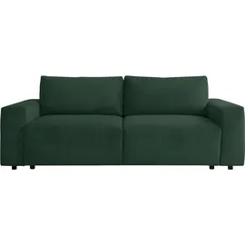 werk2 Schlafsofa WERK2 "Lima, inkl. Bettkasten, bequem, Mega Sofa: Breite 245 cm", moosgrün, B:245cm H:74cm T:102cm, 90% Polyester, 10% Nylon, Sofas, Schlafsofa, Big Sofa mit Bettfunktion und Stauraum für Krims & Krams