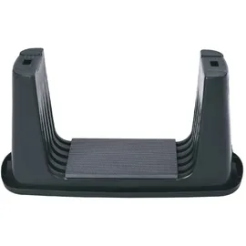 Trendline Gartenkniebank 2 in 1 60 x 22 x 30,5 cm Schwarz