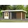 Karibu Northeim 3 6 x 3 m Grau