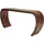 jan kurtz Sideboard Sidebow 123 x 73 x 35 cm Nussbaum / Braun