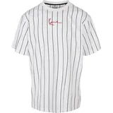 Karl Kani Small Signature Pinstripe Weiß L