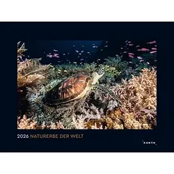 KUNTH Monats-Wandkalender UNESCO Naturerbe 2026