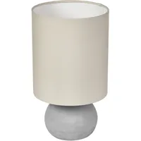LEDVANCE Decor Impact Tischleuchte 1XE27 Beige und Grau
