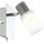 GLOBO Wandstrahler (1x LED 5W) Alabaster, Nickel matt Chrom, 15,5x8x13 cm