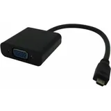 MicroConnect HDMI Micro - VGA Adapter M-F 25 cm Schwarz