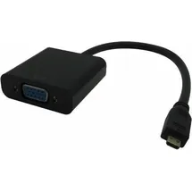 MicroConnect HDMI Micro - VGA Adapter M-F 25 cm Schwarz