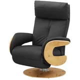 HIMOLLA Relaxsessel 7818 Leder 75 x 108 x 84 cm Schwarz elektrisch