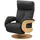 HIMOLLA Relaxsessel 7818 Leder 75 x 108 x 84 cm Schwarz elektrisch