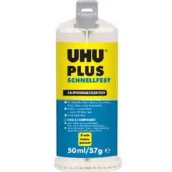 2Komponentenkleber 57g Kartusche UHU plus schnellfest UHU
