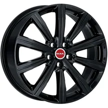 MAK Birmingham 8,5 x 20 5 x 120 ET45 Schwarz glänzend