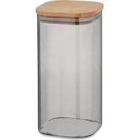 Kela Vorratsdose Nea Glas hellgrau 10,0x10,0x20,0cm 1,5l KL-10778 -