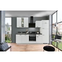 Express Küchen Küchenzeile »Bari«, mit Soft-Close-Funktion und Vollauszug, vormontiert, Breite 280 cm, weiß