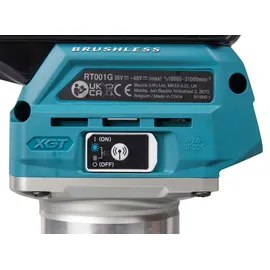 Makita Akku-Multifunktionsfräse 40V max. / 4,0 Ah, 2 Akkus + Ladegerät im MAKPAC