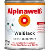 Weißlack 125 ml alpinaweiß seidenmatt