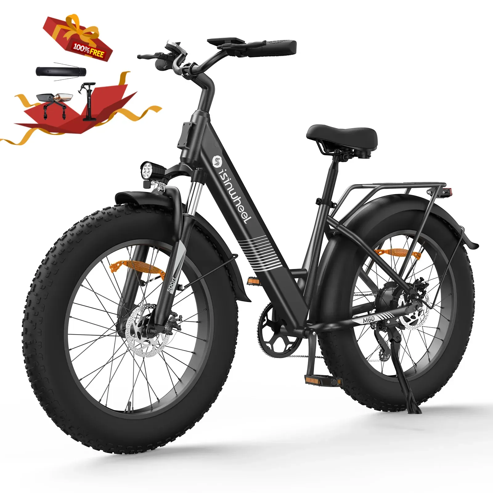 isinwheel M60 750W All-Terrain-E-Bike