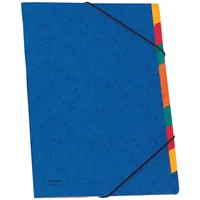 Donau Elektronik DONAU Ordnungsmappe 9 Fächer blau
